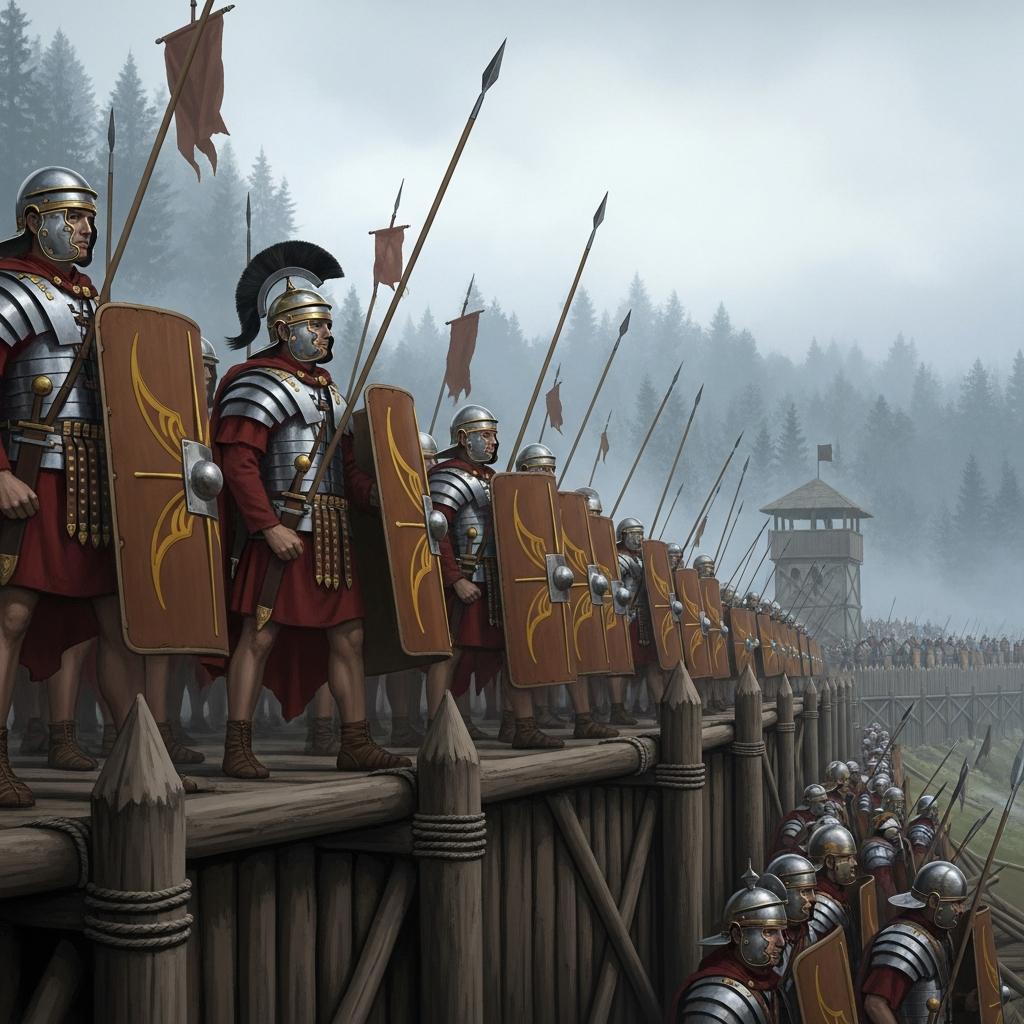 Roman legions on the frontier